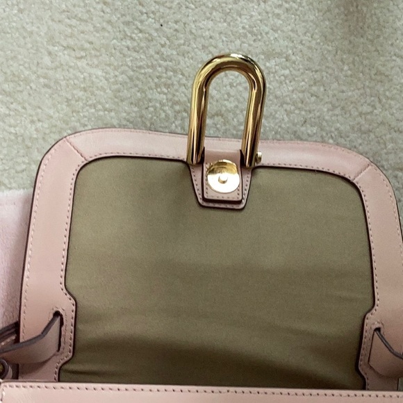 JCrew pink leather satchel/crossbody bag - Picture 10 of 15
